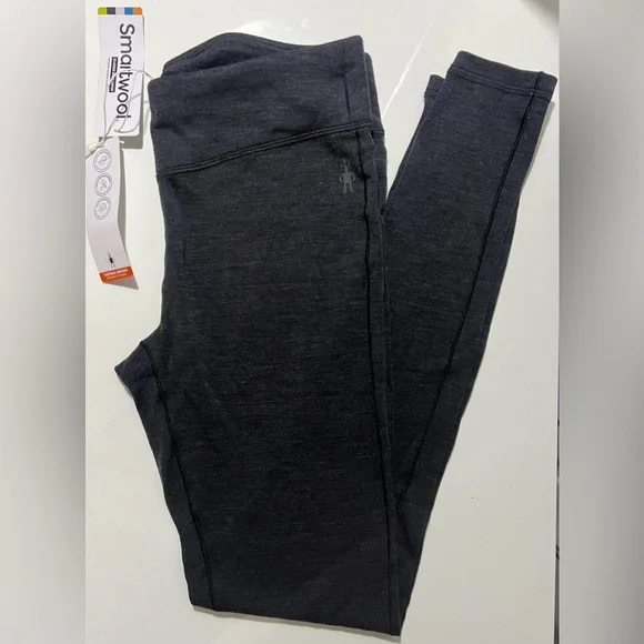 Smartwool Women's Classic Thermal Merino Baselayer Bottoms Charcoal Heather - Picture 3 of 6